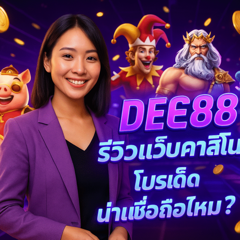 DEE888 รีวิวเว็บคาสิโน โปรเด็ด น่าเชื่อถือไหม?