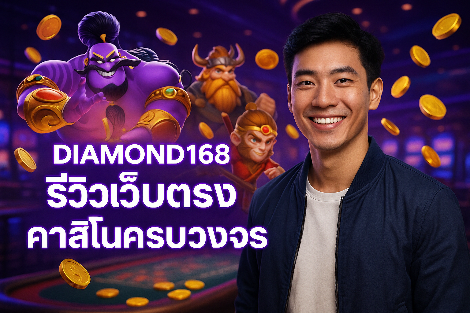 DIAMOND168 รีวิวเว็บตรง คาสิโนครบวงจร
